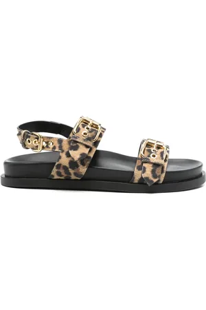 AGL ATTILIO GIUSTI LEOMBRUNI Leopard-print sandals
