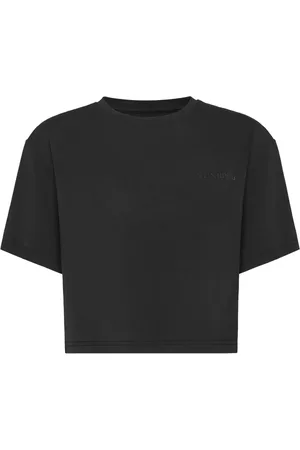Philipp Plein Cotton cropped T-shirt