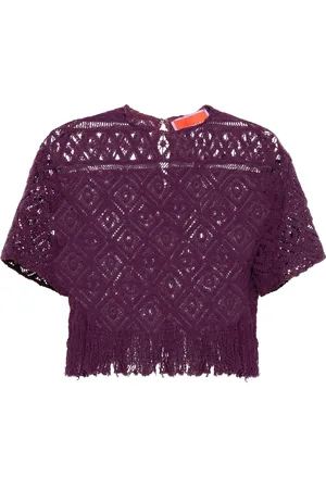 La DoubleJ Lacey La Scala fringed top