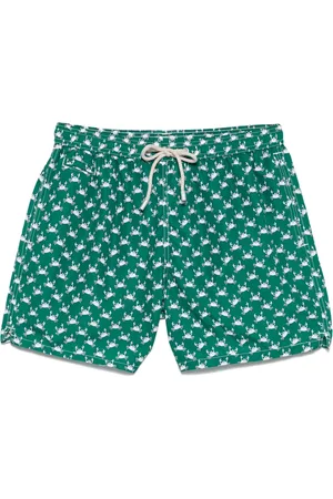 MC2 SAINT BARTH Crab-print swim shorts