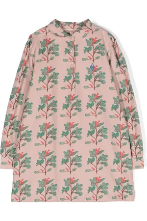 The Animals Observatory Albatros Kids linen-blend dress