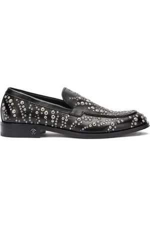 Roberto Cavalli Embellished slip-on loafers