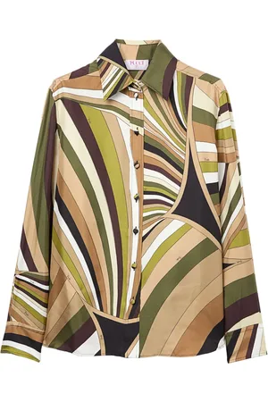 Puccini Marmo-print shirt