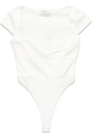 Viktor & Rolf Sweetheart pleat-detailing bodysuit