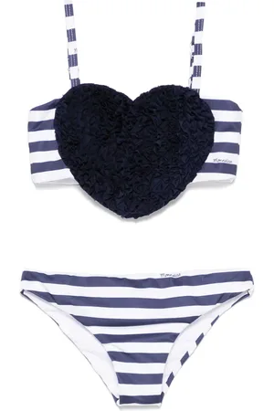 MONNALISA Heart-appliqué bikini