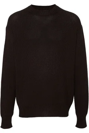 Issey Miyake Crew-neck cotton jumper