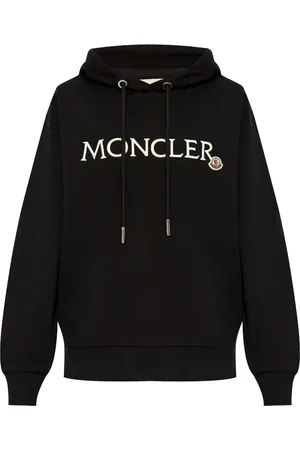 Moncler Logo-embroidered cotton hoodie