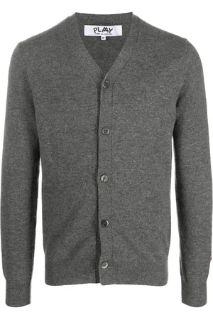 Comme des Garçons X the Artist Invader wool cardigan