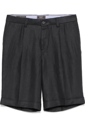 PESERICO SIGN Linen bermuda shorts