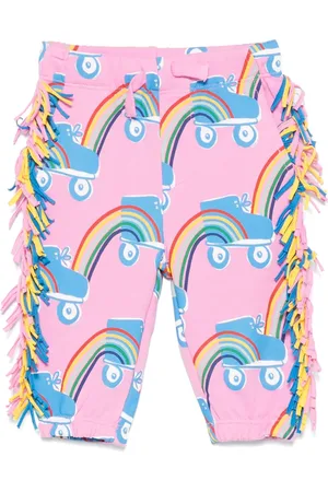 Stella McCartney Rollerskate Rainbow-print sweatpants