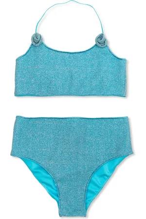 Oseree Floral-appliqué bikini