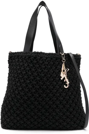 V°73 BEE braided tote bag