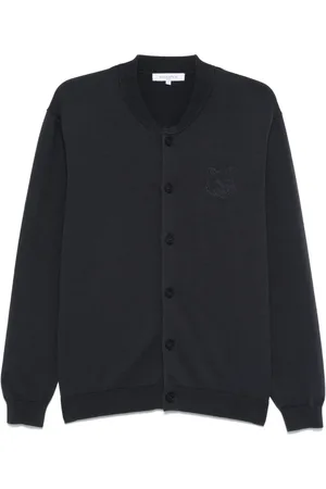 Maison Kitsuné Bold Fox Head-embroidered cardigan