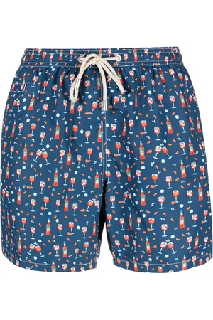 MC2 SAINT BARTH Graphic-print swim shorts