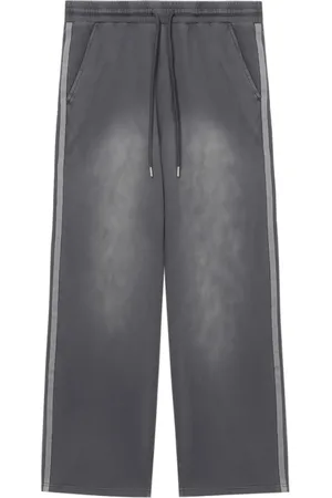 FIVE CM Stripe-trim cotton track pants