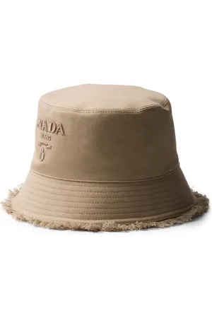 Prada Logo-embroidered bucket hat
