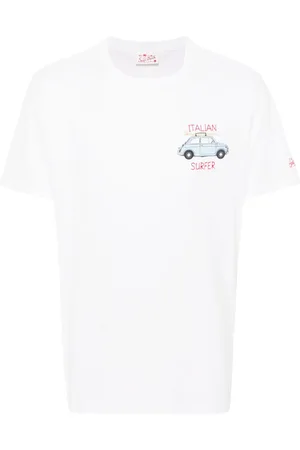MC2 SAINT BARTH Logo-embroidered cotton T-shirt