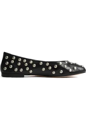 Gimaguas Stud-embellished ballerina shoes