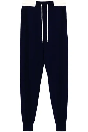 N.PEAL Cotton Cash Silk jogger pants