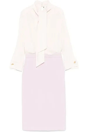 Elisabetta Franchi Georgette midi dress
