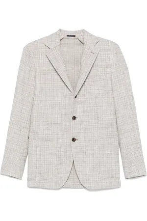 Sartorio Napoli Mélange-effect blazer