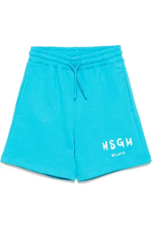 Msgm Logo-print track shorts