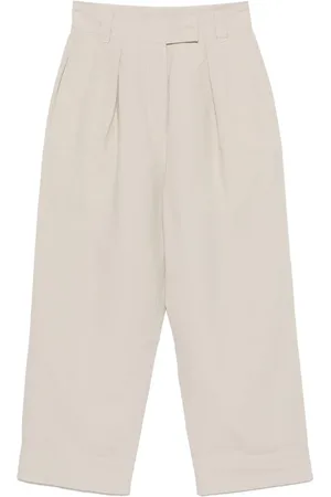MARGARET HOWELL Pleated cropped trousers