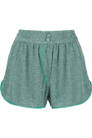 Oseree Lumiere lurex shorts