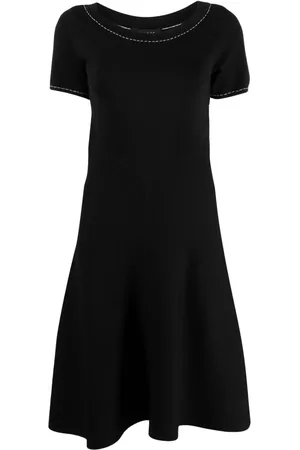 Paule Ka Short-sleeve midi dress