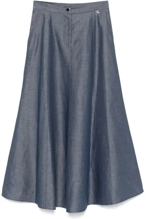 Liu Jo Chambray midi skirt