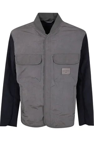 Emporio Armani Contrast-sleeve jacket