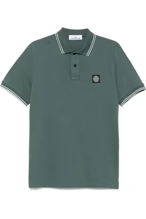 Stone Island Piqué-weave polo shirt
