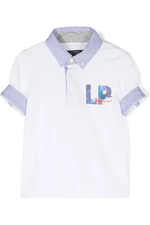 Lapin House Logo-print cotton polo shirt