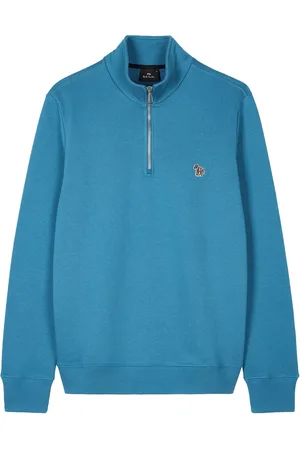 Paul Smith Logo-appliqué half-zip sweatshirt