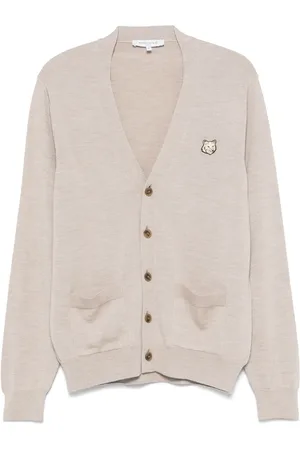 Maison Kitsuné Bold Fox Head Patch cardigan