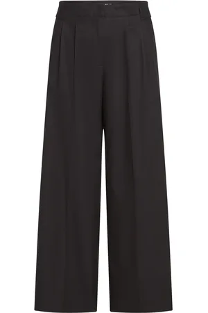 Karl Lagerfeld Pleated wide-leg trousers