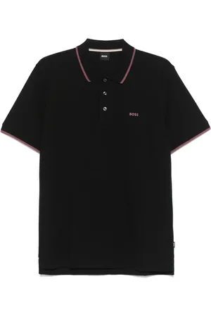 HUGO BOSS Logo-appliqué polo shirt