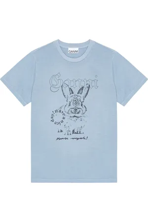 Ganni Bunny-print T-shirt
