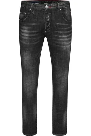 Philipp Plein Hexagon-appliqué jeans