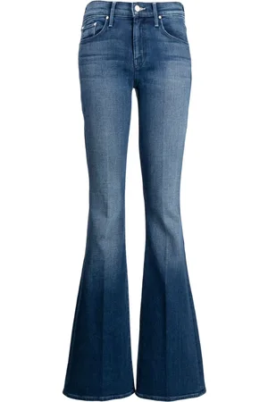 Mother Light-wash bootcut jeans