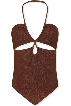 MC2 SAINT BARTH Lurex-detail swimsuit