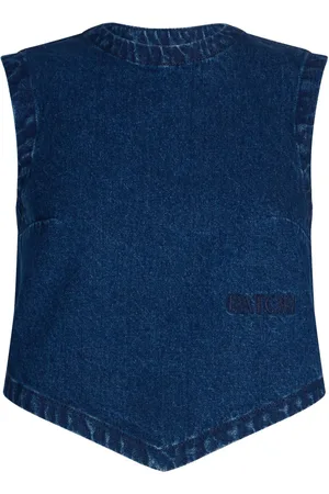 Patou Scarf denim top