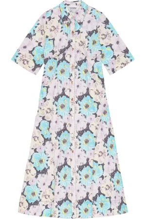 Ganni Printed maxi dress