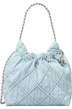 Tory Burch Mini Fleming denim cross body bag