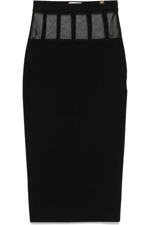 Elisabetta Franchi Corset-cuts midi skirt