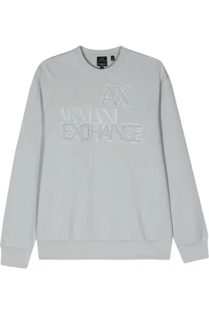 Armani Exchange Logo-appliqué crew-neck sweatshirt