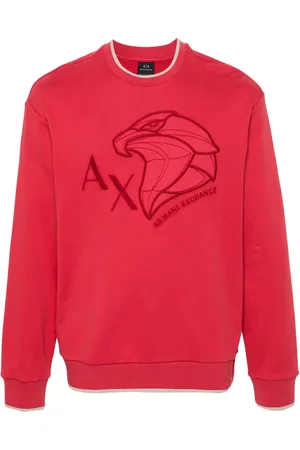 Armani Exchange Eagle-embroidered cotton sweatshirt
