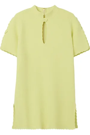 ST. JOHN Honeycomb-knit blouse
