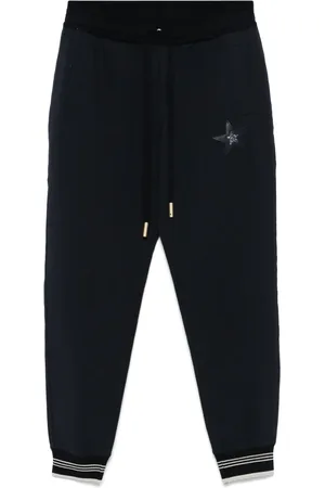 LORENA ANTONIAZZI Star-appliqu?? track trousers