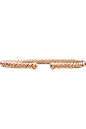 David Yurman 18kt rose gold Modern Cablespira bracelet (4mm)